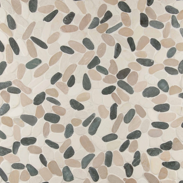 Msi Metropolitan Pebble 11.81 In. X 11.81 In. X 10Mm Tumbled Marble Mesh-Mounted Mosaic Tile, 10PK ZOR-MD-0276 - main